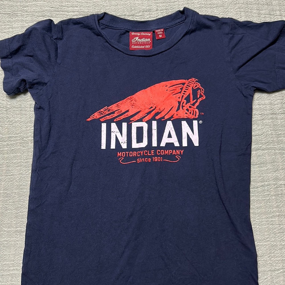 Kids Indian Motorcycle Tshirt size M